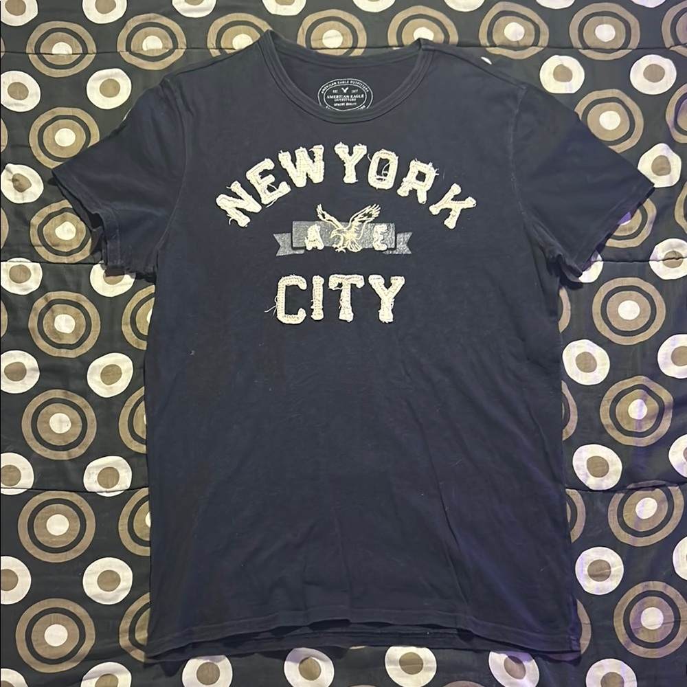 American Eagle Outfitters Black Short Sleeve Tee